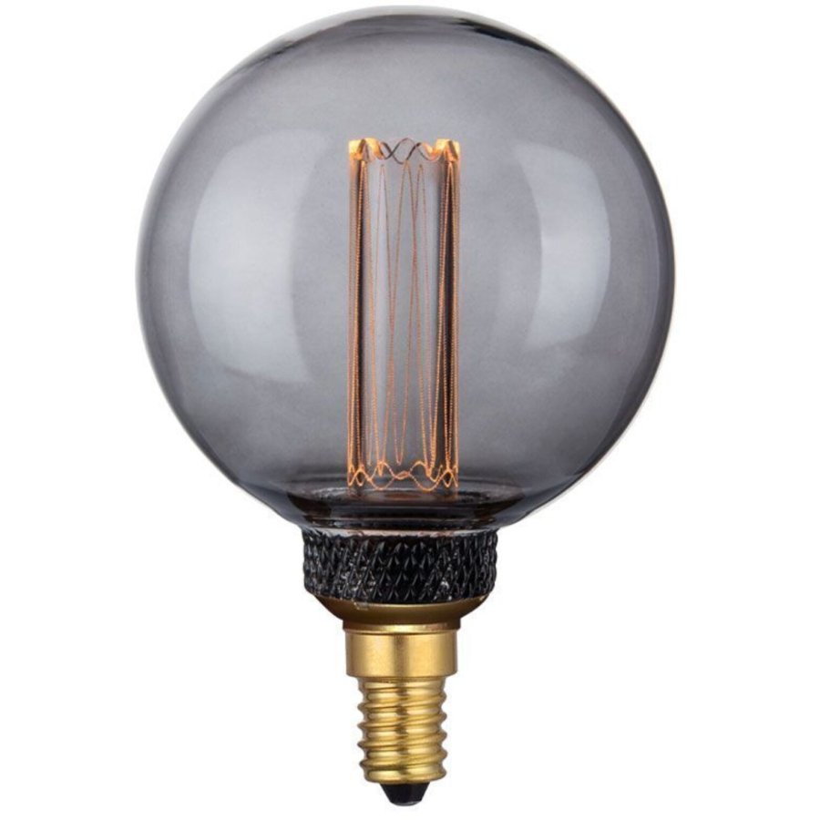 Halo Design Colors Dim Mini Globe Glhbirne LED E14 2W, Smoke