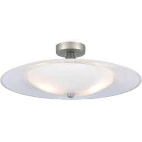 Halo Design Baroni Deckenlampe 46 cm, Opal/Alu