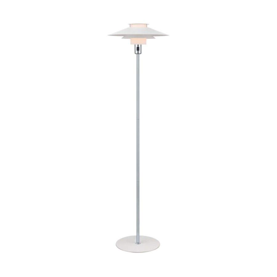 Halo Design Rivoli Stehlampe 40 cm, Wei/Chrom