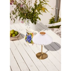 Halo Design Paris To Go  Trådløs Bordlampe H28 cm, Hvid/Antique