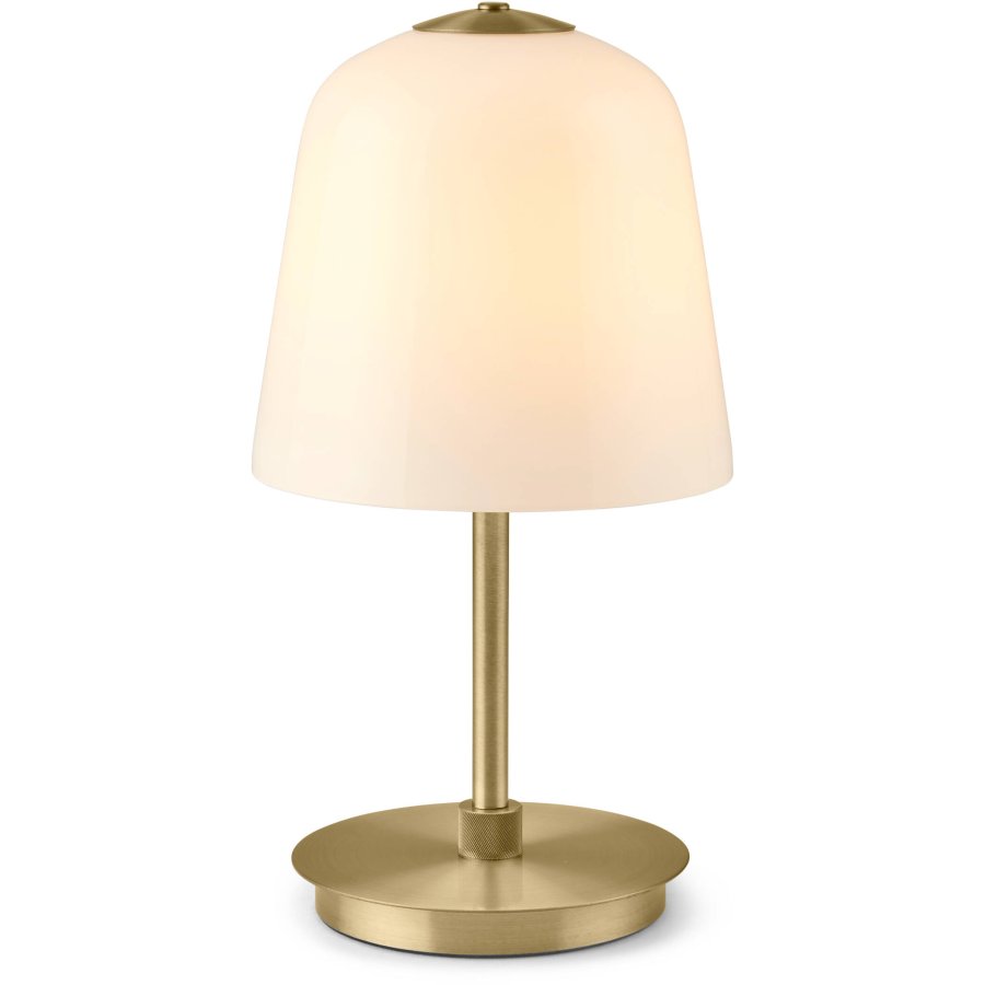 Halo Design Room 49 Tragbare Akku-Lampe H28 cm, Opal/Antik