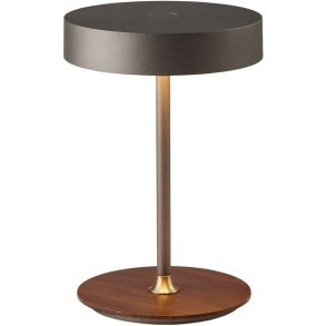 Halo Design On The Move Trdls Bordlampe H19 cm, Gun Black