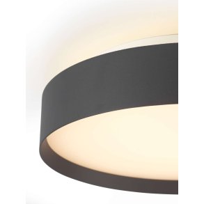 Halo Design Backlight Full Plafond LED Ø50 cm, Sort