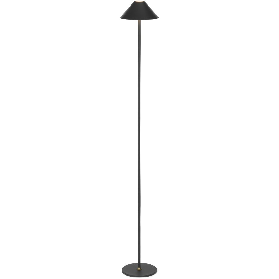 Halo Design Hygge Tragbare Batterie Stehlampe LED H134 cm, Graphit Schwarz