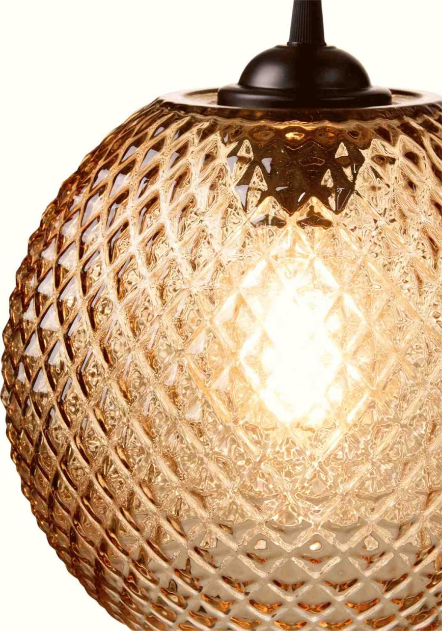 Halo Design Nobb Pendelleuchte 22 cm, Amber