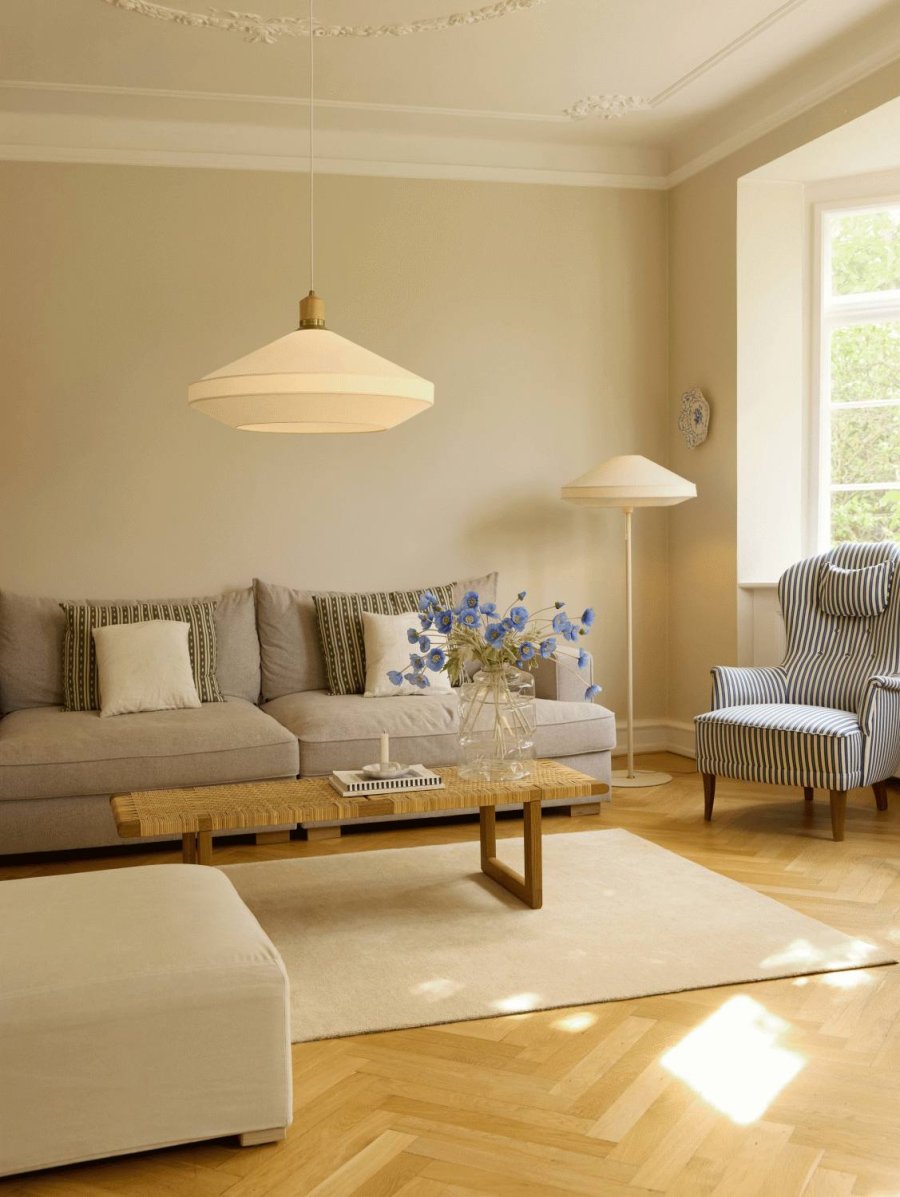 Halo Design Paris Soft Stehlampe H140 cm, Creme