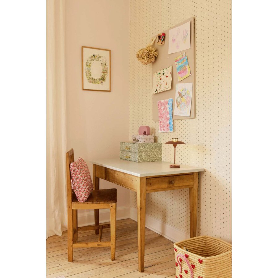 Halo Design Mini Stepp 1-2-7 Kabellose Tischlampe LED H23 cm, Terracotta