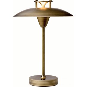 Halo Design Mini Stepp 1-2-6 Draadloze Tafellamp LED H23 cm, Antiek Messing