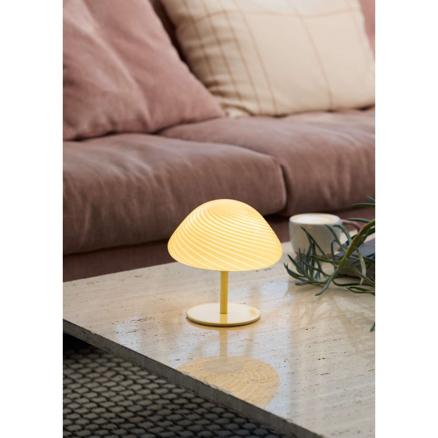 Halo Design Mini Mush Bordlampe H17 cm, Creme