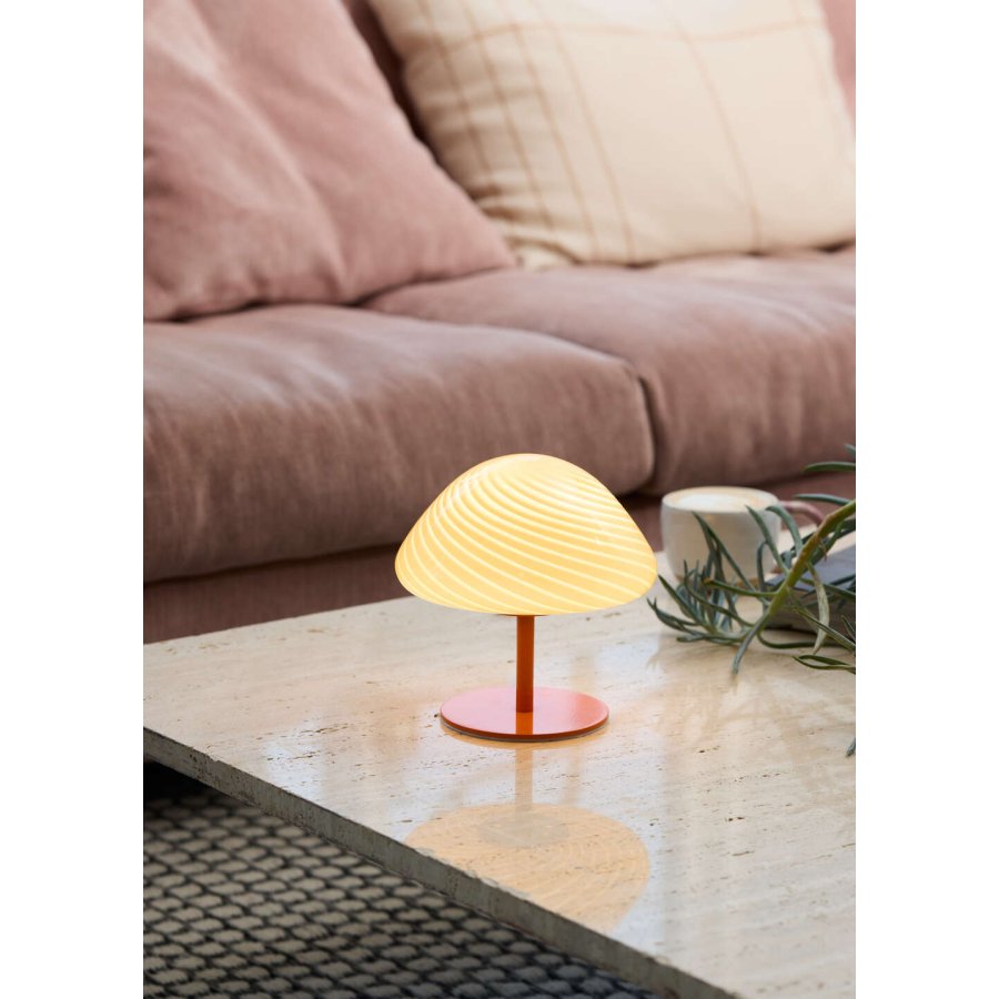 Halo Design Mini Mush Bordlampe H17 cm, Orange