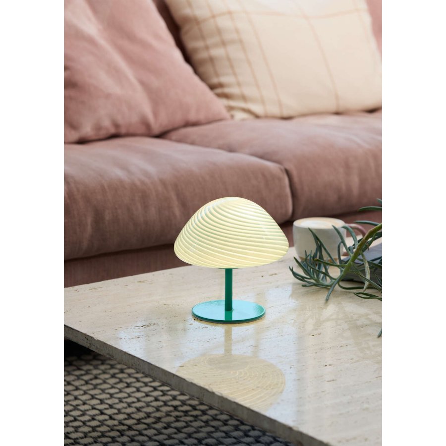 Halo Design Mini Mush Bordlampe H17 cm, Turquoise