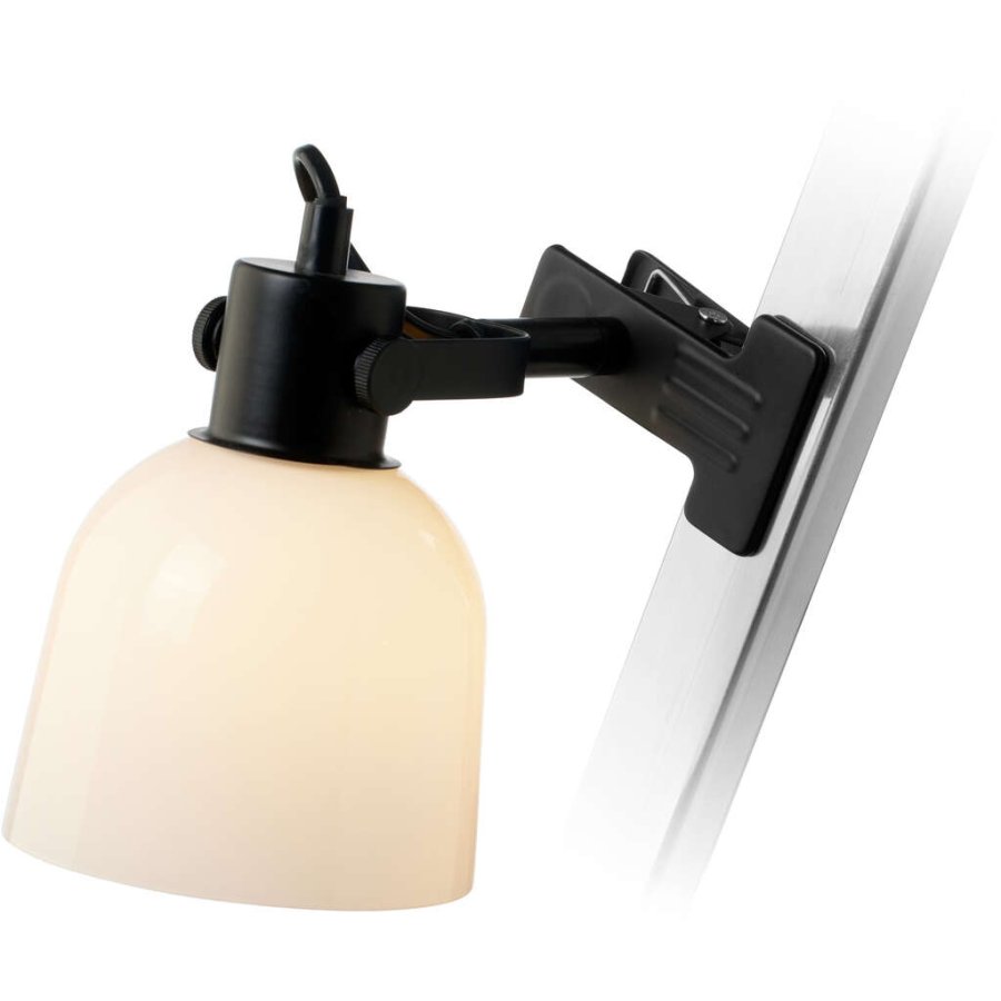 Halo Design Glow Clipslampe H22 cm, Sort/Opal