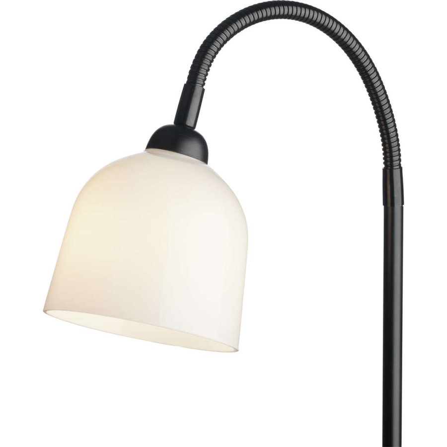 Halo Design Glow Gulvlampe H130 cm, Sort/Opal