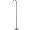 Halo Design Glow Gulvlampe H130 cm, Sort/Opal