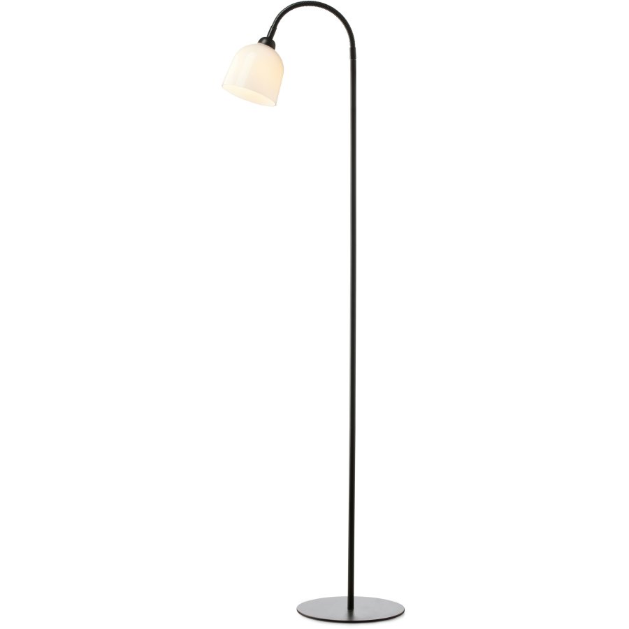 Halo Design Glow Gulvlampe H130 cm, Sort/Opal