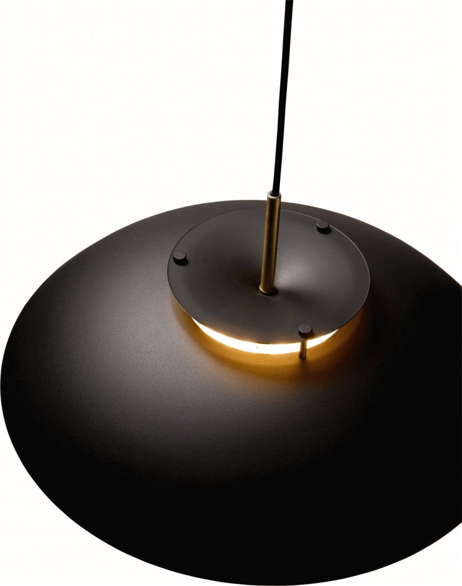 Halo Design Stepp Pendelleuchte LED 46 cm, Schwarz