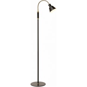 Halo Design Space Vloerlamp LED H150 cm, Zwart/Antiek