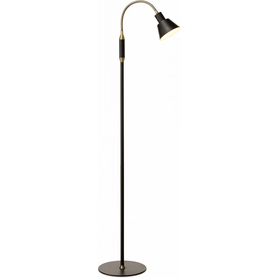 Halo Design Space Stehlampe LED H150 cm, Schwarz/Antik