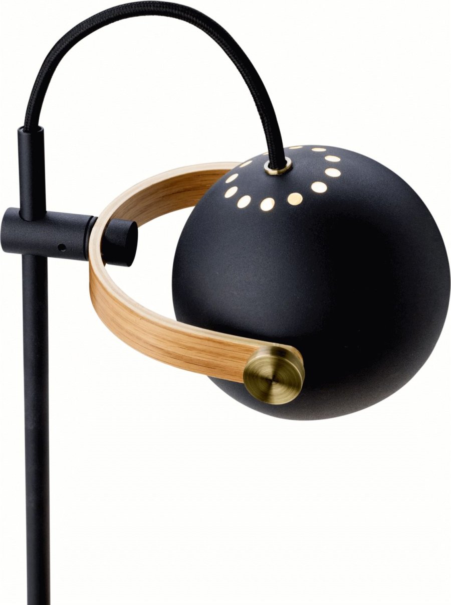 Halo Design DC Kabellose Tischlampe LED H35 cm, Schwarz