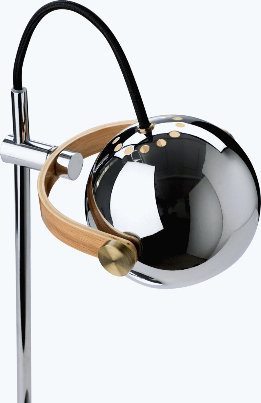 Halo Design DC Kabellose Tischlampe LED H35 cm, Chrome