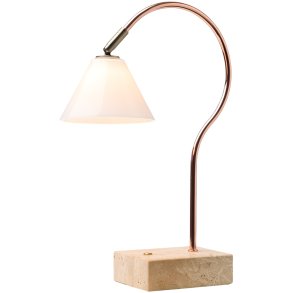 Halo Design Question Trdls Bordlampe LED H31 cm, Kopper/Opal