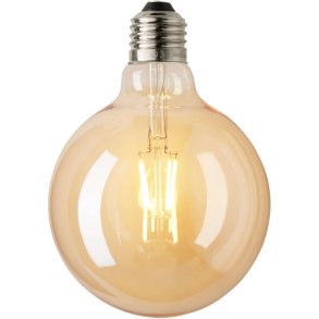 Halo Design Colors G125 Globe-Glhbirne E27 4W/300lm Dimmbar, Amber