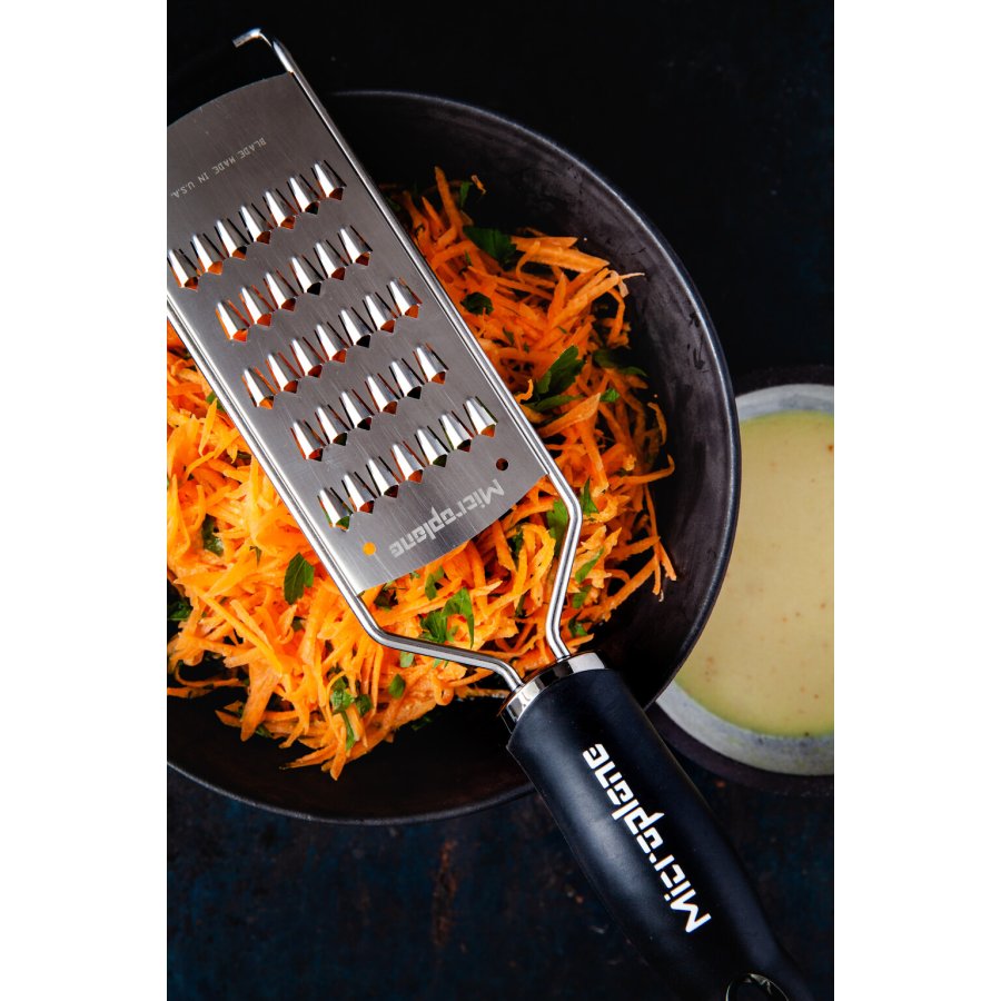 Microplane Gourmet Fint Julienne-rivejern 31 cm, Sort/Stl