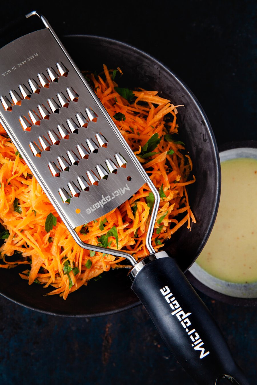 Microplane Gourmet Fint Julienne-rivejern 31 cm, Sort/Stl