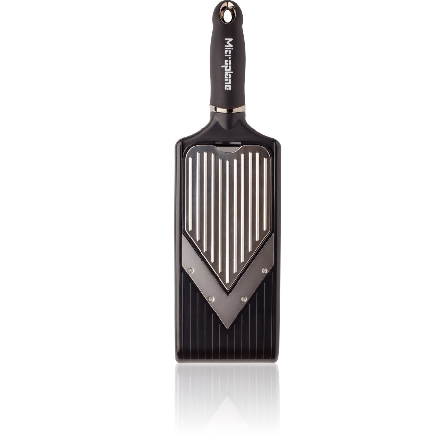 Microplane Justerbart Mandolinjern 11,5 cm, Sort/Stl