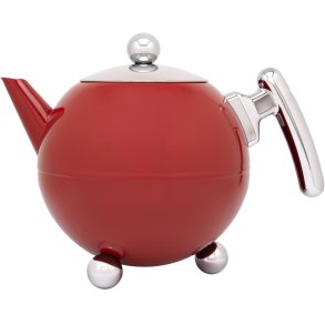 Bredemeijer Duet Bella Ronde Teekanne 1,2 l, Carmine Rot