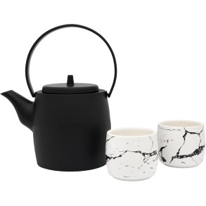 Bredemeijer Kobe Teekannen-Set 3-teilig 1,2 L, Schwarz