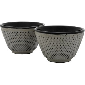 Bredemeijer Jang Becher 2-teilig 0,1 L, Concrete Grey