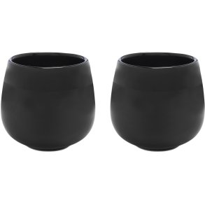 Bredemeijer Chengdu Becher 2-teilig 150 ml, Schwarz