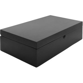 Bredemeijer Teeaufbewahrungsbox 35,5 x 20,8 cm, Schwarz