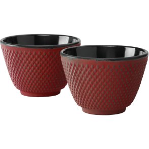 Bredemeijer Xilin Becher 2-teilig 80 ml, Rot