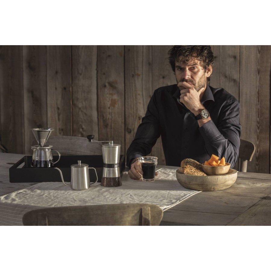 Leopold Vienna Kaffem�lle H23 cm, Rustfrit St�l