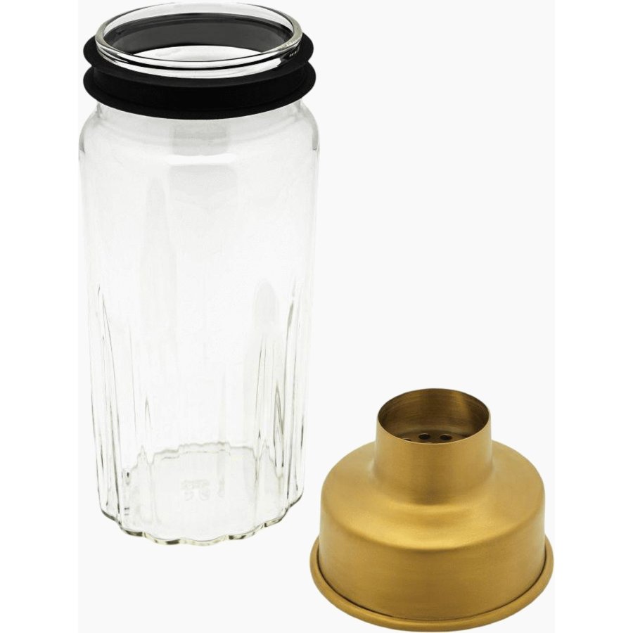 Leopold Vienna Arinto Cocktailshaker 0,5 L, Klar/Guld