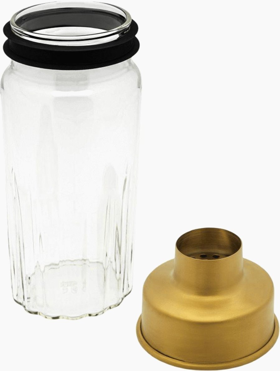 Leopold Vienna Arinto Cocktailshaker 0,5 L, Klar/Guld