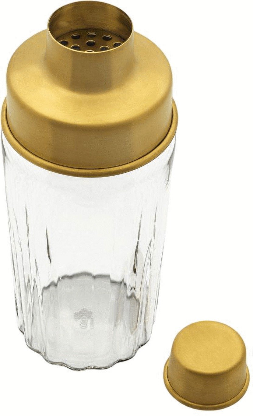 Leopold Vienna Arinto Cocktailshaker 0,5 L, Klar/Guld