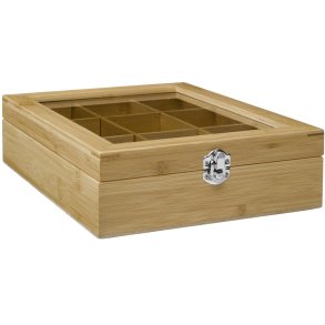 Bredemeijer Teeaufbewahrungsbox 27,9x22 cm, Bambus