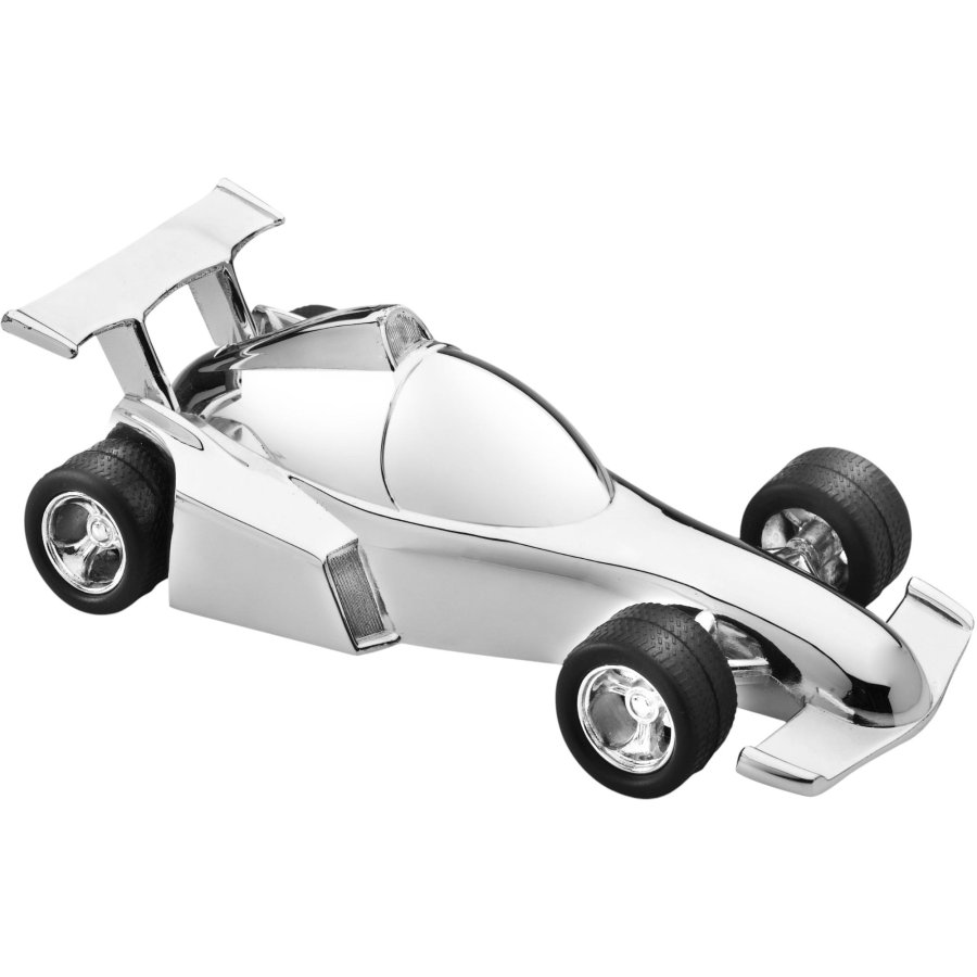 Zilverstad Sparebsse Racerbil H5 cm, Slvfinish
