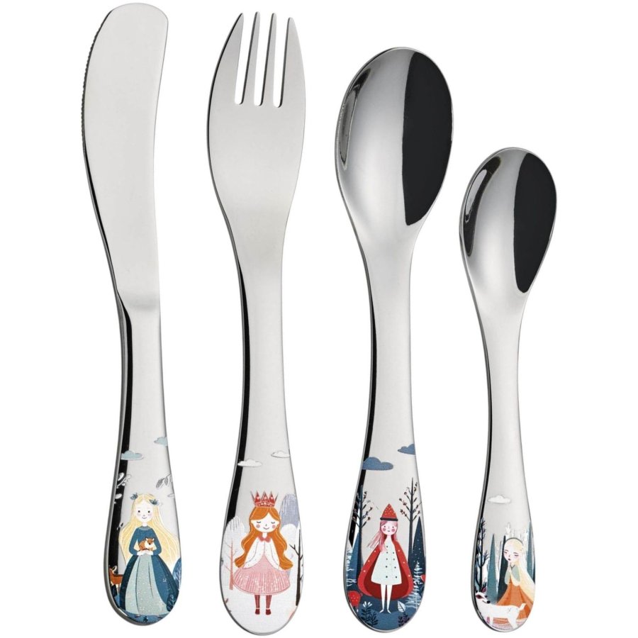 Cilio Kinderbesteckset 4-teilig, Princess
