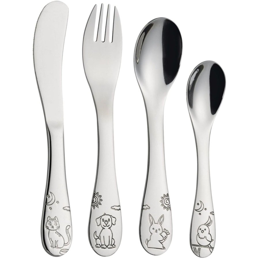 Cilio Kinderbesteckset 4-teilig, Little Friends