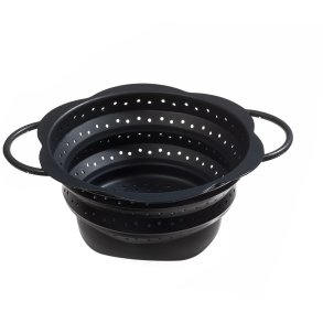 Kochblume Faltbares Seiher 28 cm, Schwarz