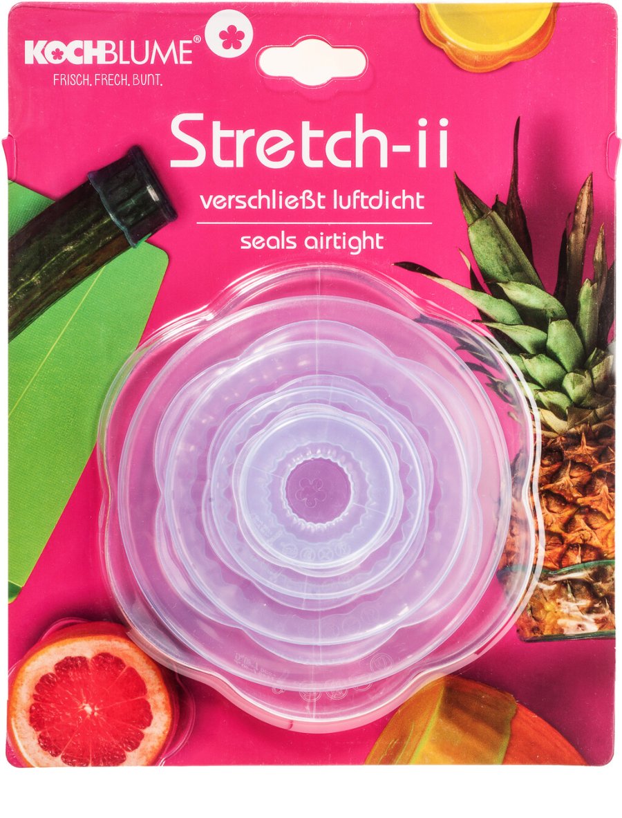 Kochblume Stretch-ii Stretchdeckel 4er Set