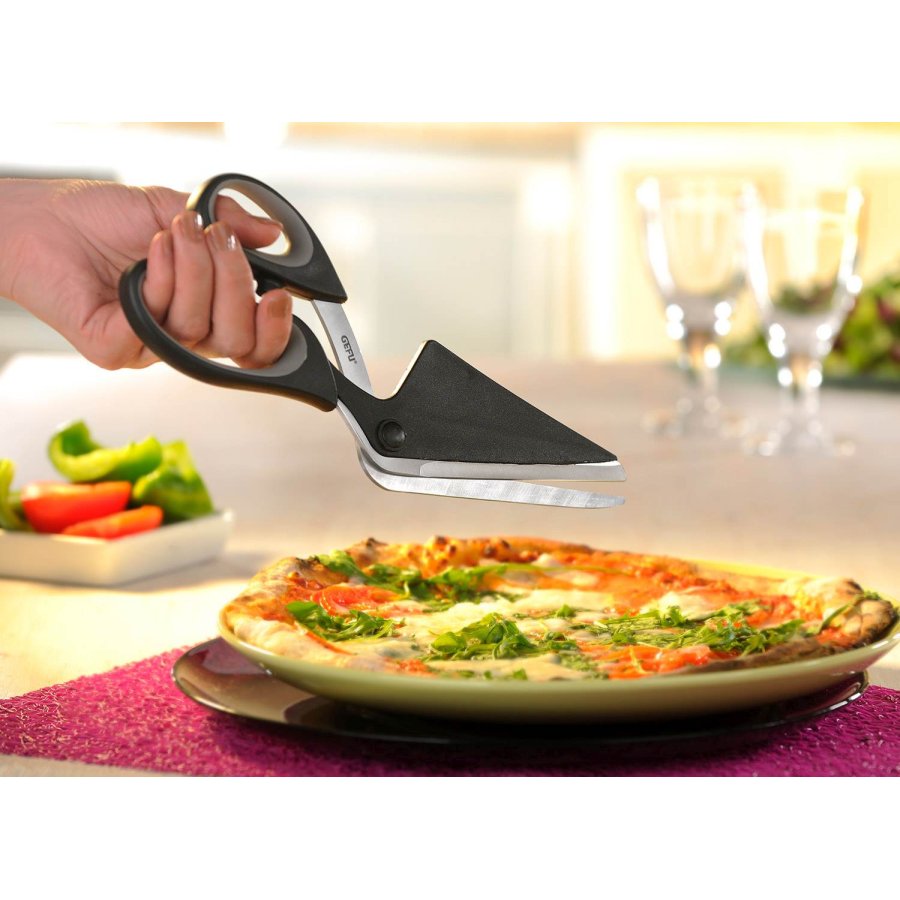 GEFU Pezzo K�kken- og Pizzasaks 27 cm, Sort
