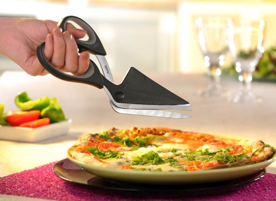 GEFU Pezzo K�kken- og Pizzasaks 27 cm, Sort