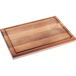 GEFU ENNO Schneidebrett mit Saftrille 30x44 cm, Walnussbaum