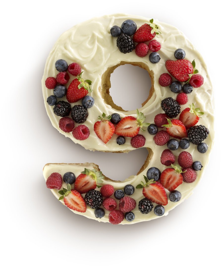 L&eacute;ku&eacute; Nummerkageform nr. 9 1,7L, R�d