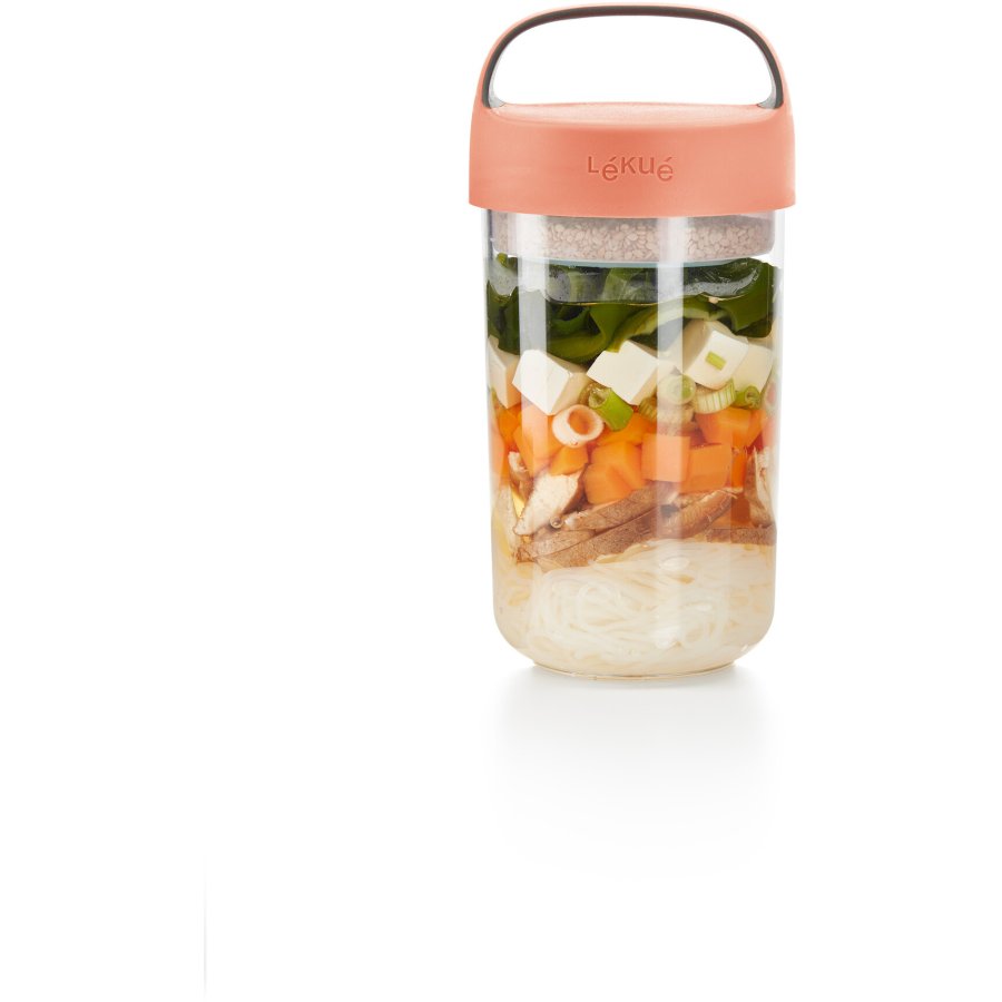 Lku Jar-to-go 600 ml, Koralle